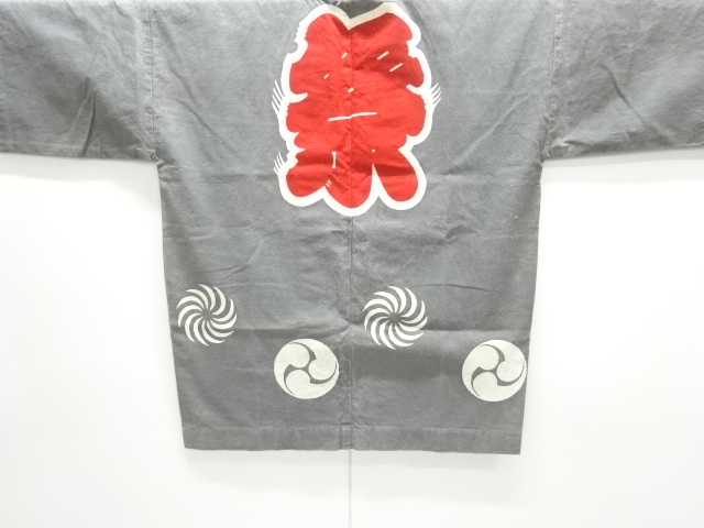 JAPANESE KIMONO / ANTIQUE HAPPI / COTTON / FESTIVAL PATTERN